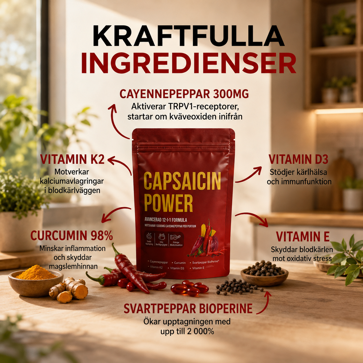 Elvion – Capsaicin: Väck din kropp till liv och ta hand om ditt hjärta på ett naturligt sätt