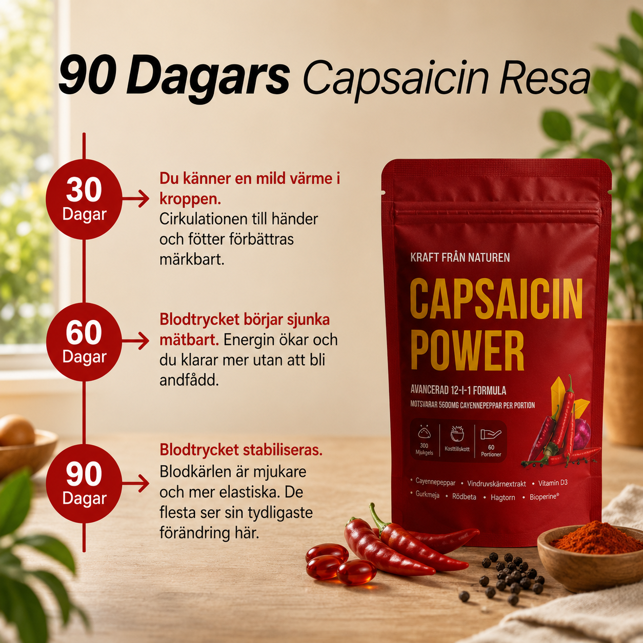 Elvion – Capsaicin: Väck din kropp till liv och ta hand om ditt hjärta på ett naturligt sätt