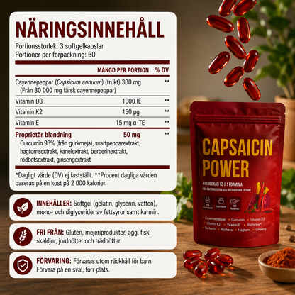 Elvion – Capsaicin: Väck din kropp till liv och ta hand om ditt hjärta på ett naturligt sätt