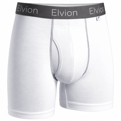 Elvion — Åtsittande boxerkalsonger 6 tum Vit