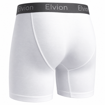 Elvion — Åtsittande boxerkalsonger 6 tum Vit