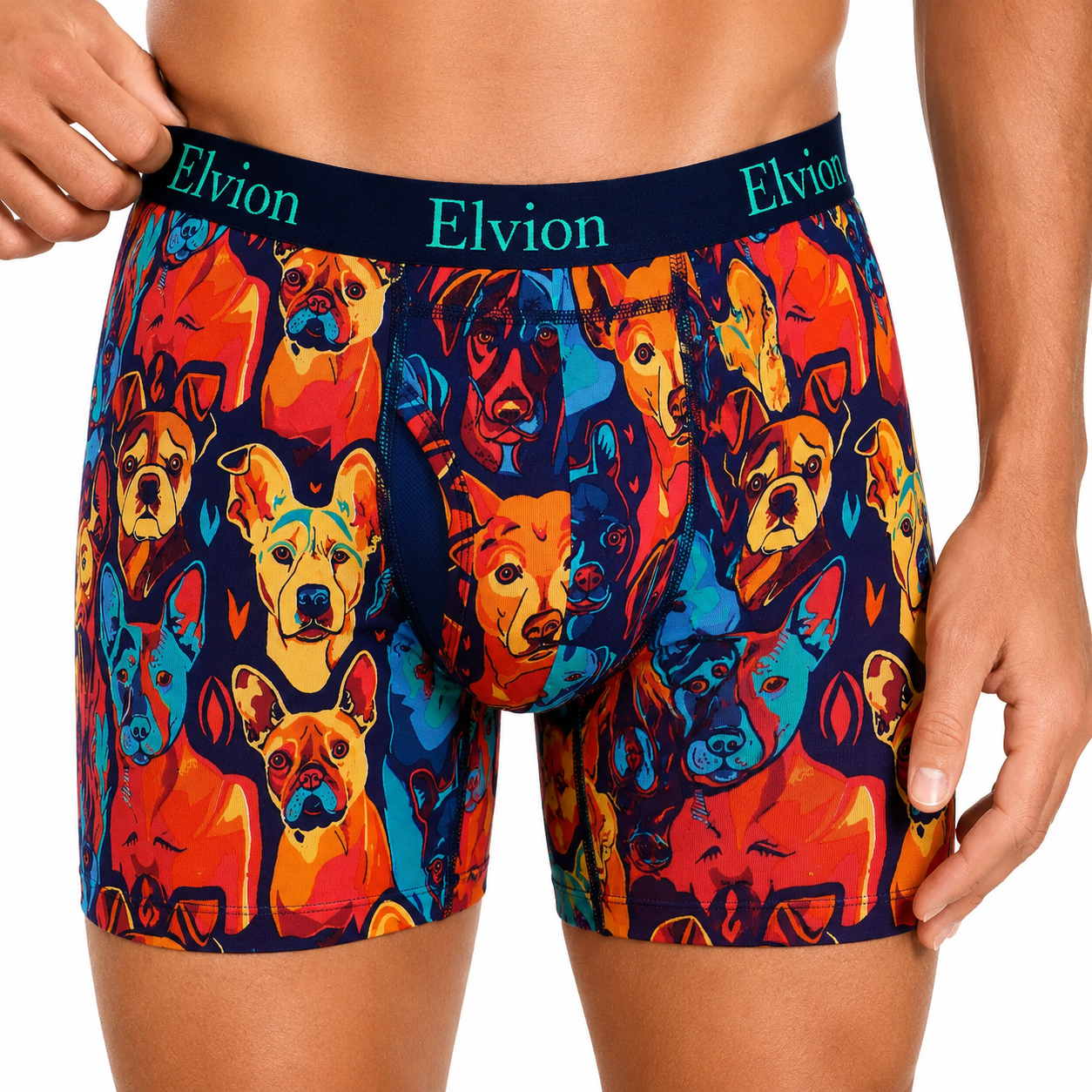 Elvion — Åtsittande boxerkalsonger 6 tum - Mans Best Friend