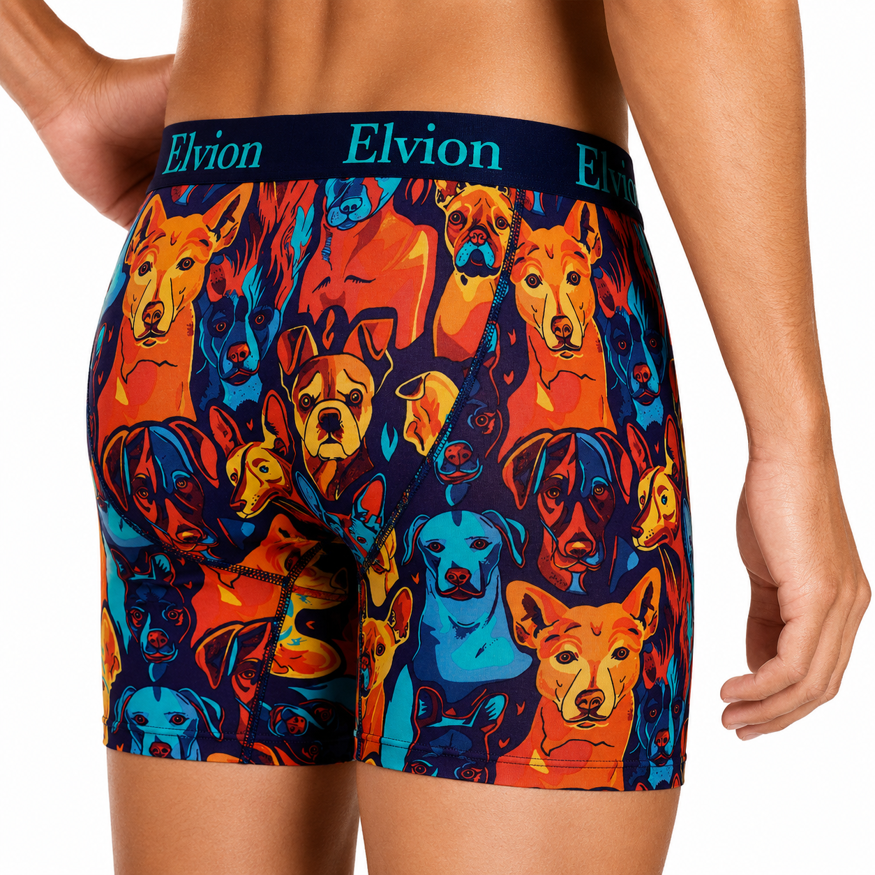 Elvion — Åtsittande boxerkalsonger 6 tum - Mans Best Friend