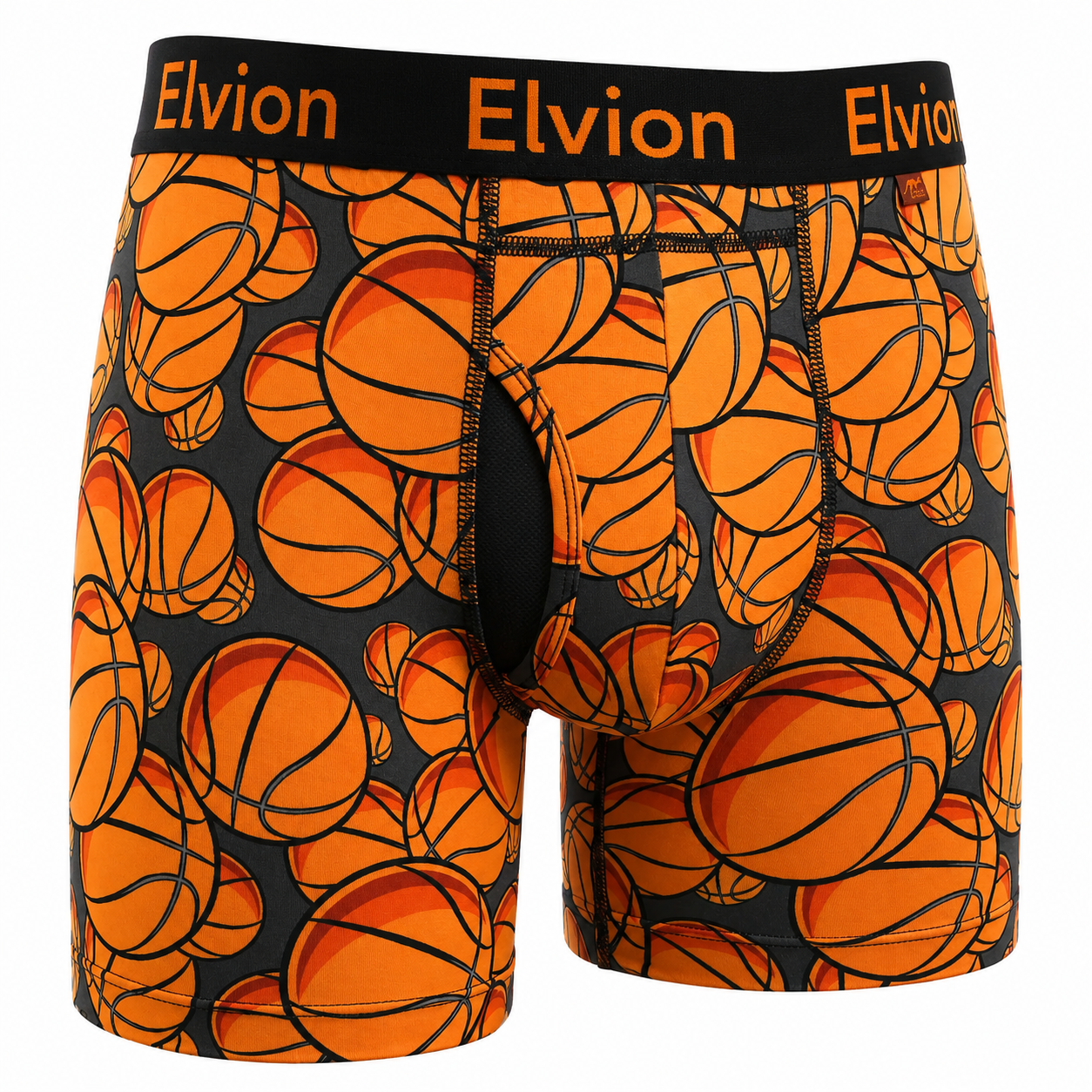 Elvion — Åtsittande boxerkalsonger 6 tum - Hoops