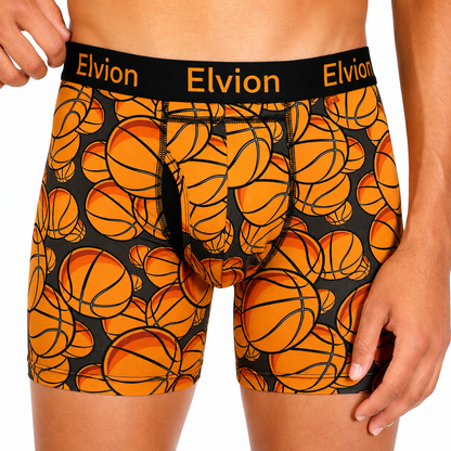 Elvion — Åtsittande boxerkalsonger 6 tum - Hoops