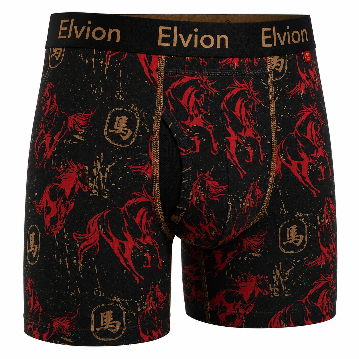 Elvion — Åtsittande boxerkalsonger 6 tum