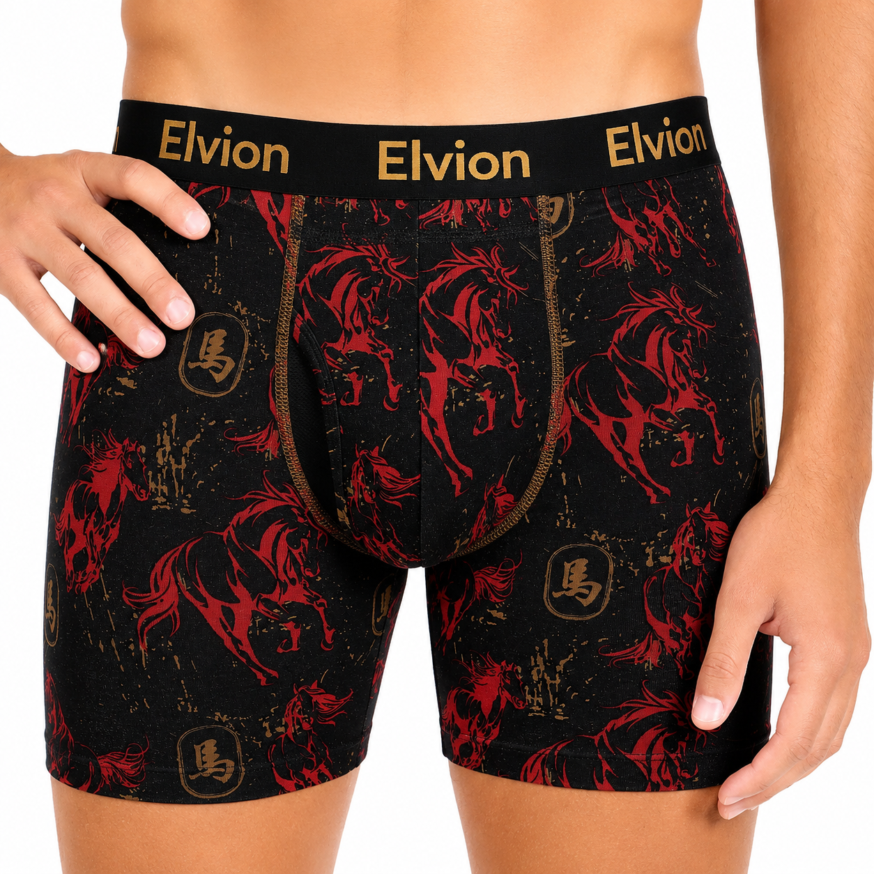 Elvion — Åtsittande boxerkalsonger 6 tum - Horseplay