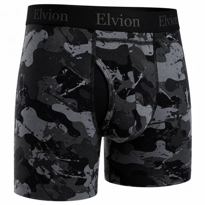Elvion — Åtsittande boxerkalsonger 6 tum - Blackout