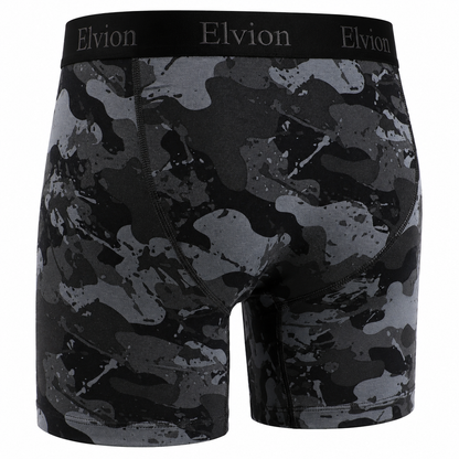 Elvion — Åtsittande boxerkalsonger 6 tum - Blackout