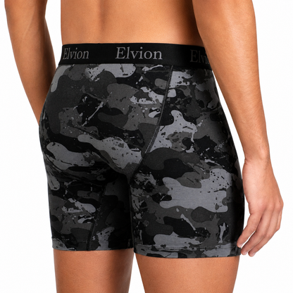 Elvion — Åtsittande boxerkalsonger 6 tum - Blackout