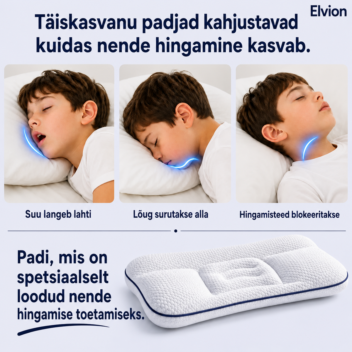 Elvion – Ergonoomiline laste padi