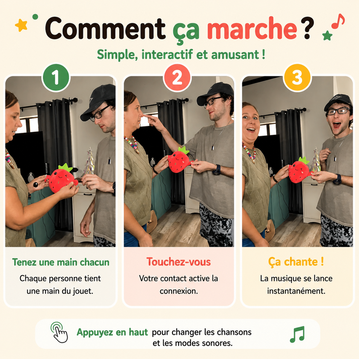 Jouets sensoriels musicaux
