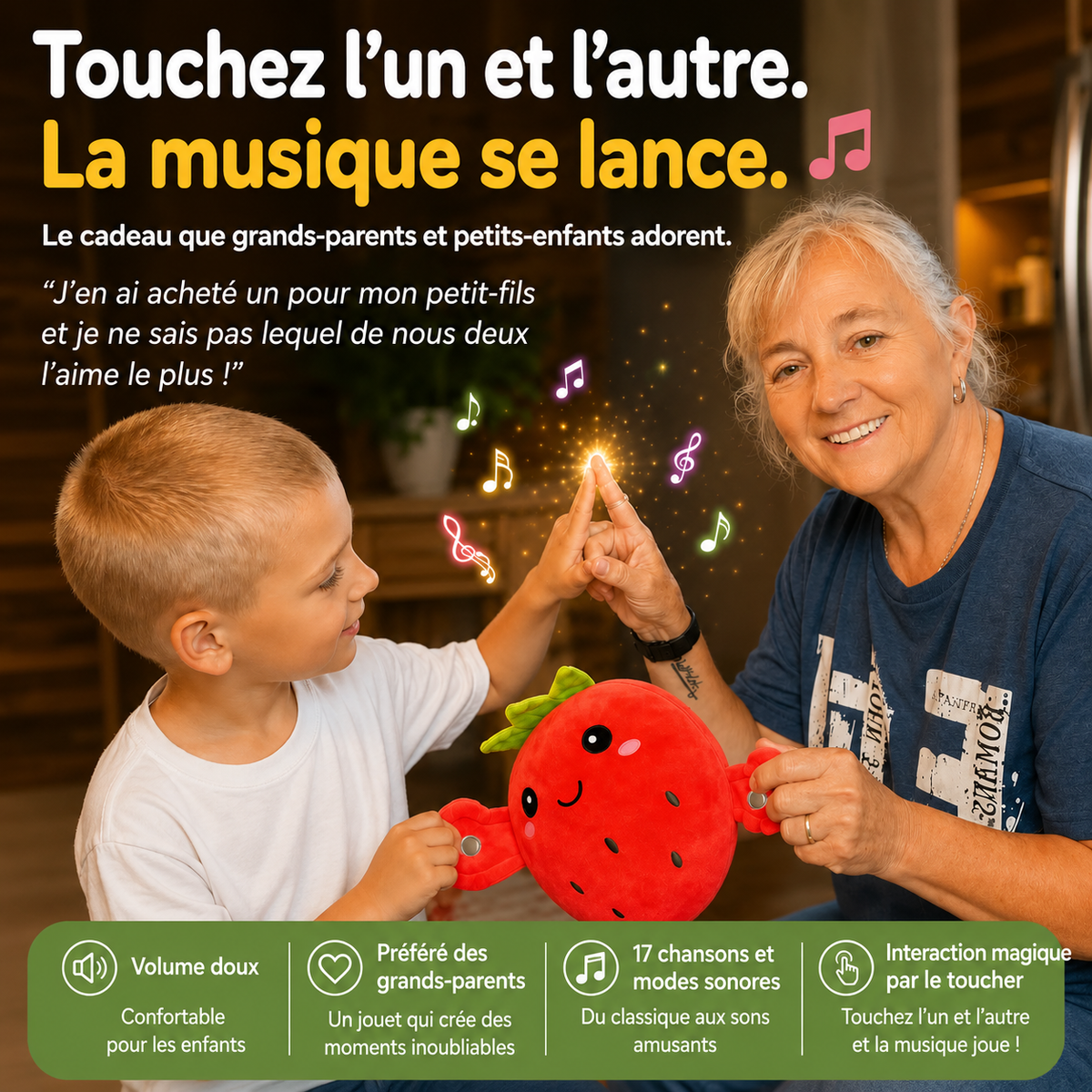 Jouets sensoriels musicaux
