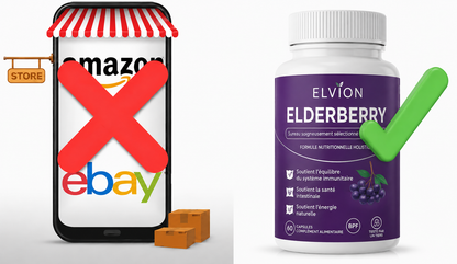 Elvion - complexe de soutien digestif à la baie de sureau, au zinc et à la vitamine C