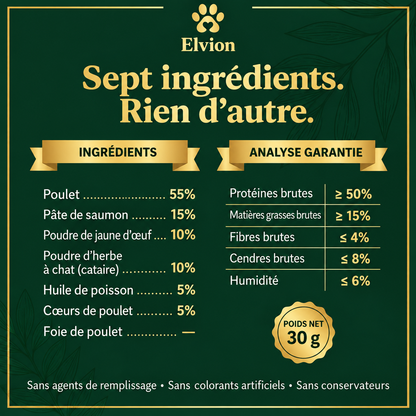 Bâtons de dentition en herbe pour chats
