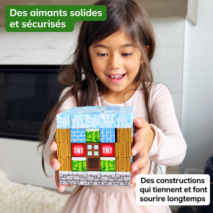 Click Blocks – Blocs de construction magnétiques Elvion pour réduire le temps d’écran et s’amuser pendant des heures
