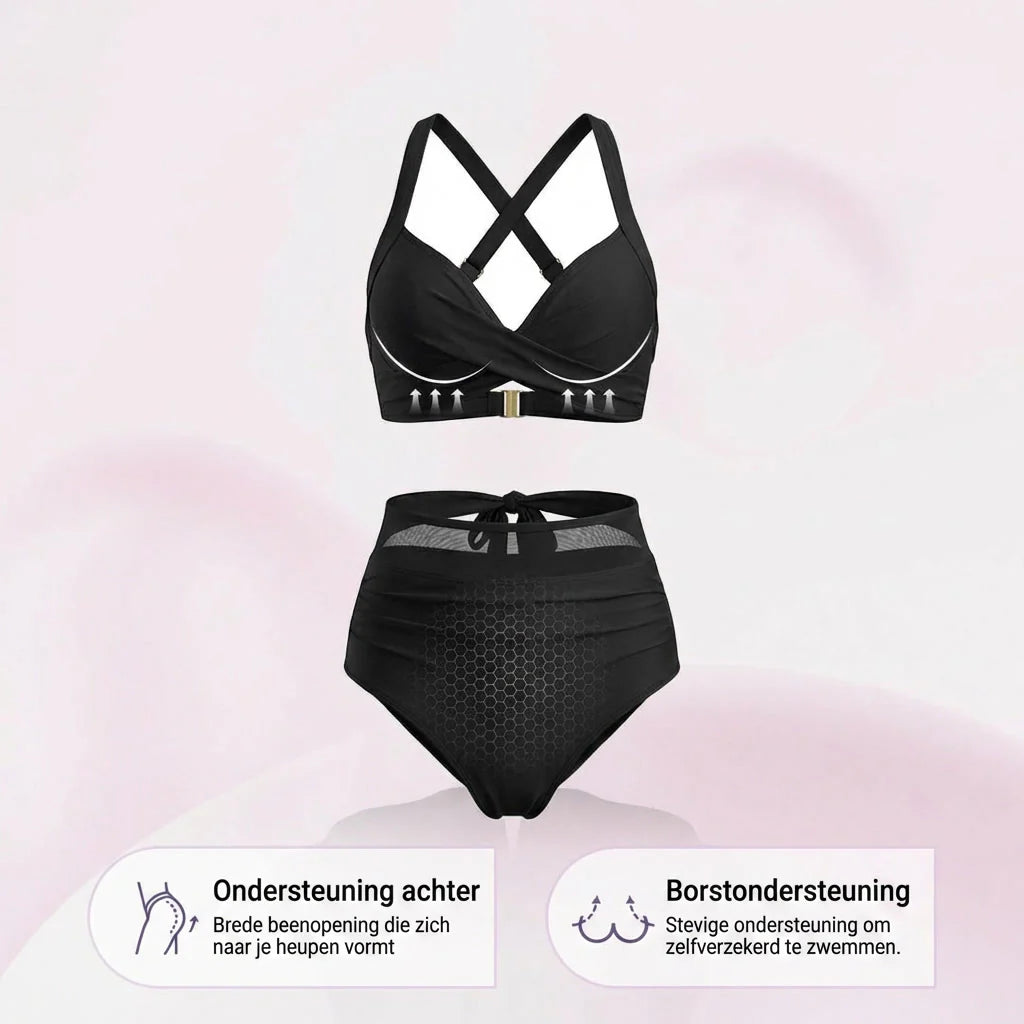 Sabine | 2-in-1 Hoog Getailleerde Tummy Control Bikini