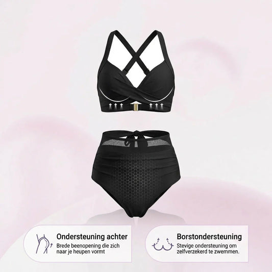 Sabine | 2-in-1 Hoog Getailleerde Tummy Control Bikini
